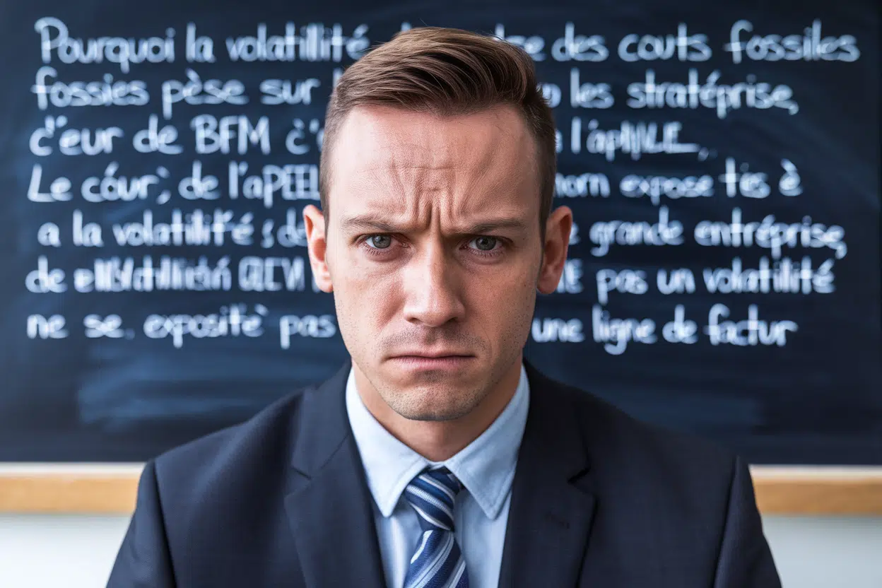 Pourquoi la volatilité des coûts fossiles pèse sur les stratégies d'entreprise