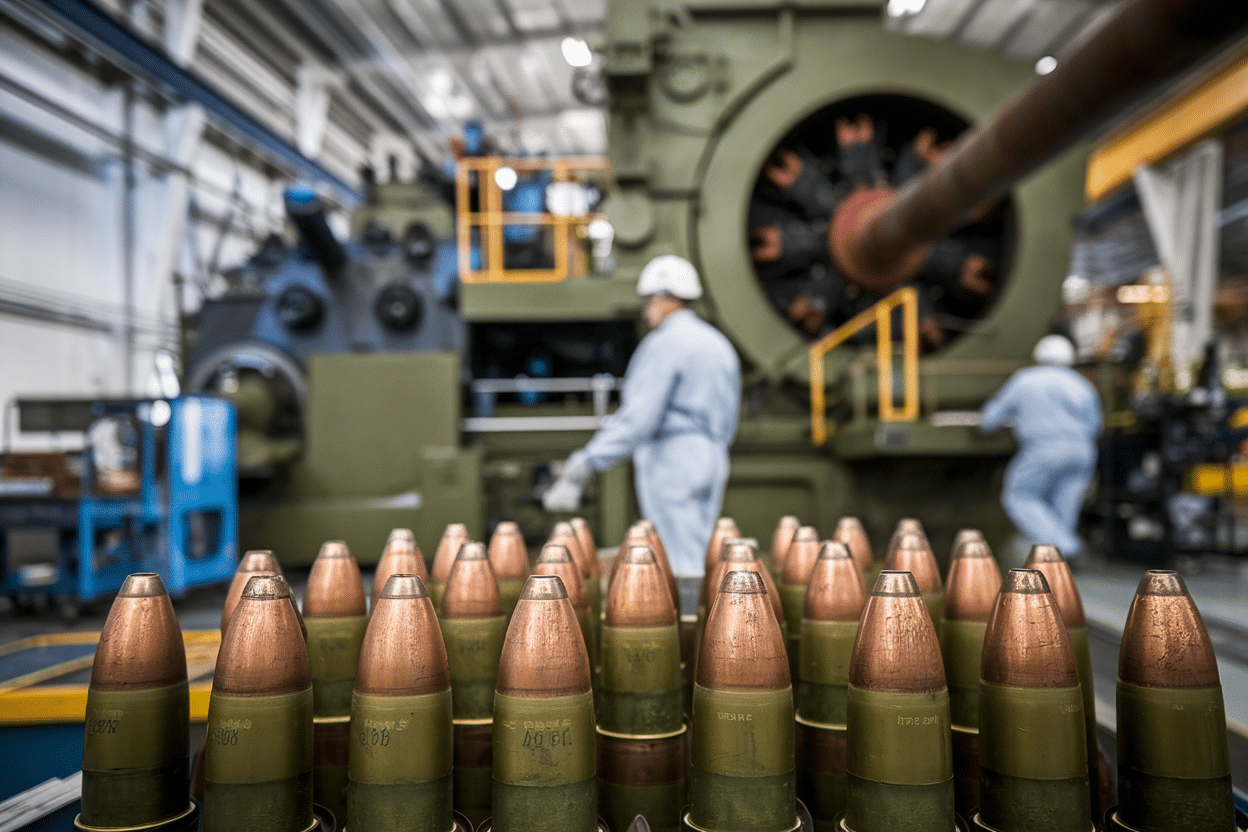 Le pari de l'armement: objectifs d'obus et contraintes industrielles