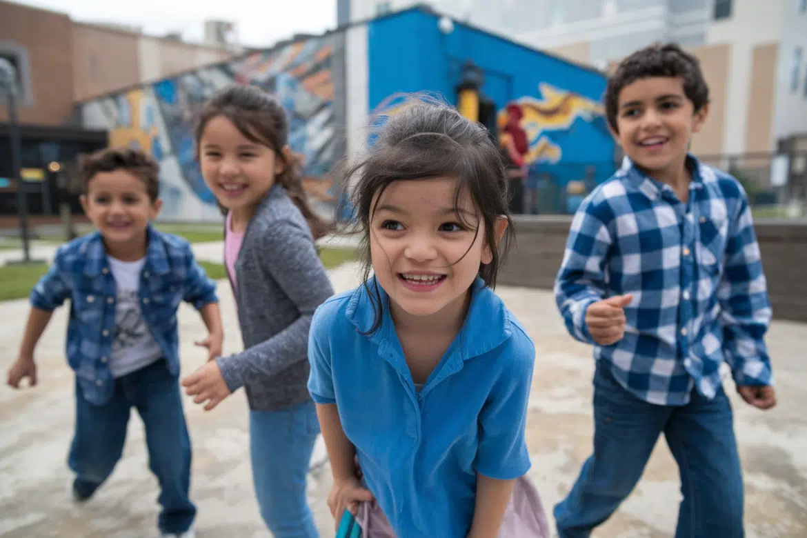 Quatre enfants seront dehors: la question de la protection des mineurs: Le Dauphiné Libéré insiste sur un élément qui change la lecture du dossier: la présence de quatre enfants. Dans l'espace public, la question des mineurs agit comme un révélateur. Elle fait basculer le - illustration