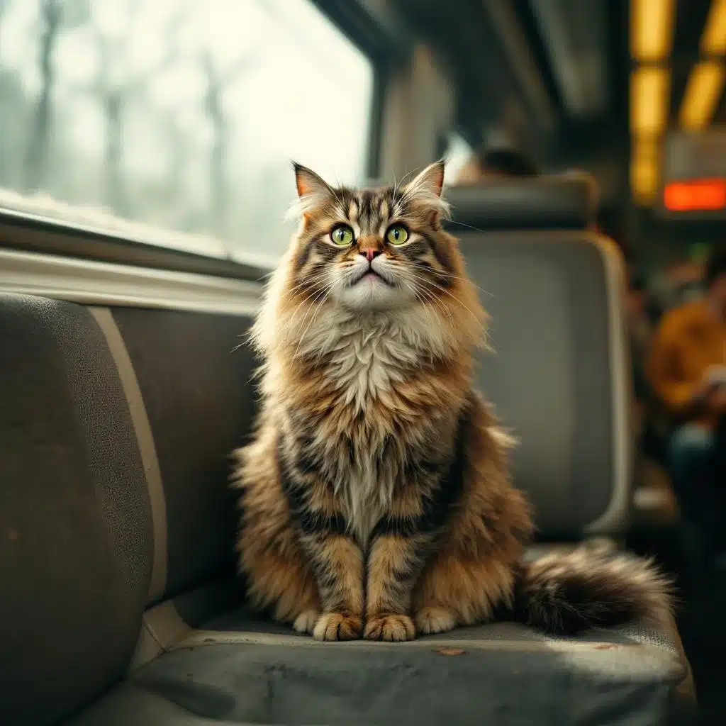 Chat qui miaule TGV