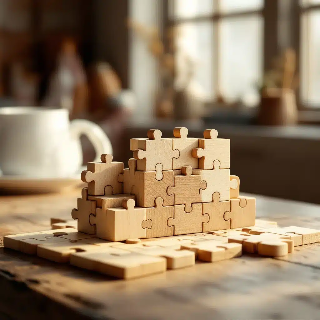 Puzzle 3D en bois