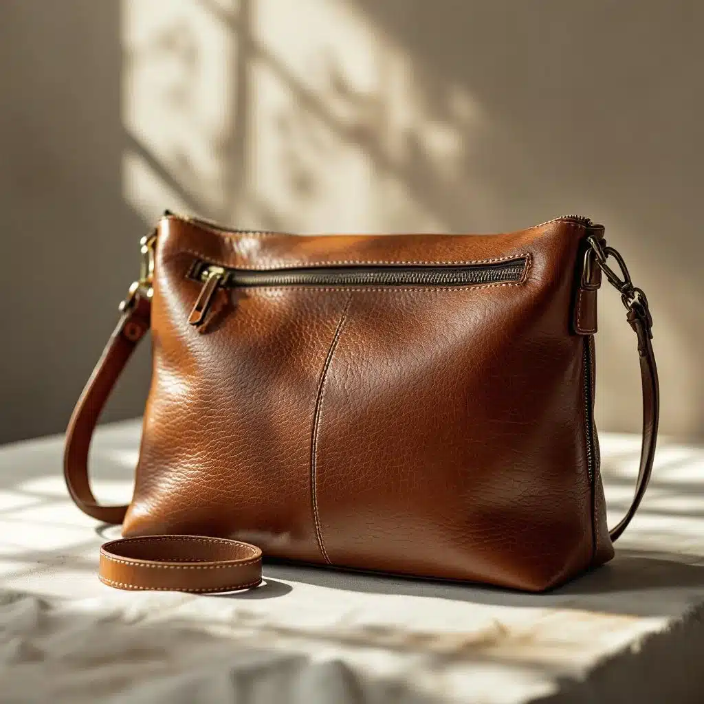 Sac bandoulière en cuir